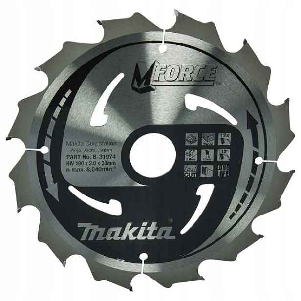 Makita B-31974 pilový kotouč 190mm*30mm 12WZ (old=B-07967)
