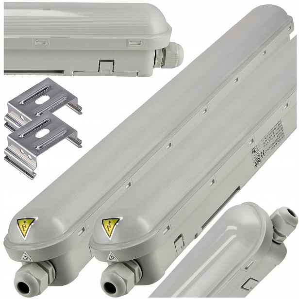 Pila Hermetická Led lampa 60 cm 18W 2000lm 4000K Ledinaire IP65 2x