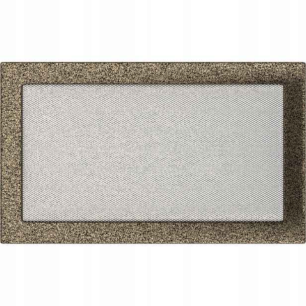 Ventilační mřížka 22x37 černo-zlatá