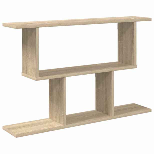 vidaXL Nástěnná polička Dub sonoma 80 x 15 x 50,5 cm Kompozitní dřevo