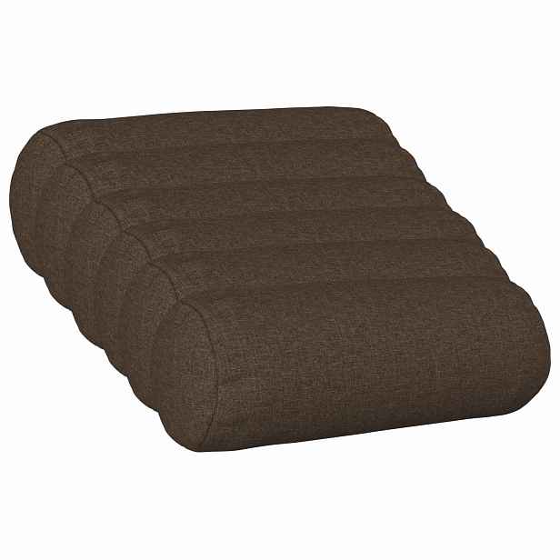 vidaXL Polštář s polštářem HEERLEN 6 ks Taupe Textil