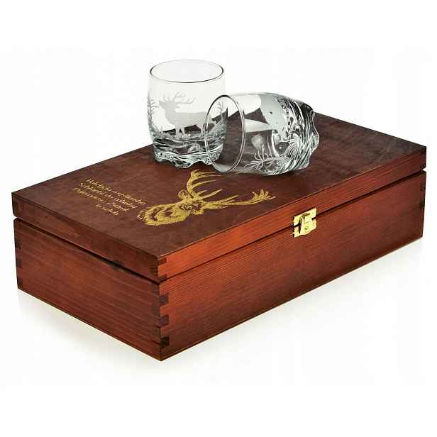 Sklenice na whisky Lovecké 250 ml v krabičce (5)