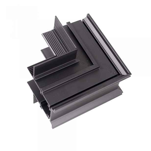 Úhelník rohový pro zapuštěnou lištu Magnetic Černý MT0010 MaxLight