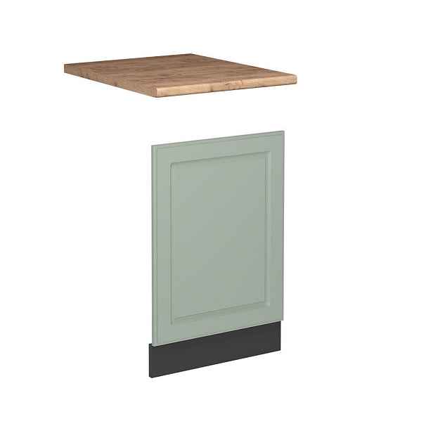 Vicco PŘEDNÍ PANEL R-Line, Mint venkovský dům/Antracit, 45 cm pracovná doska Dub Goldkraft