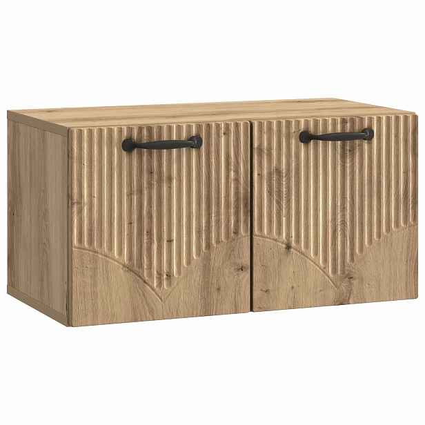 vidaXL Nástěnná TV skříň 59,5 x 31 x 30 cm Dub artisan