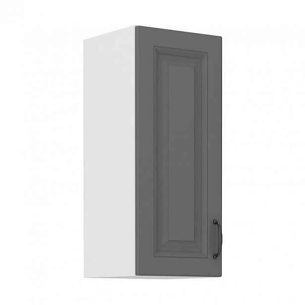 Horní kuchyňská skříňka SOPHIA - šířka 30 cm, šedá / bílá