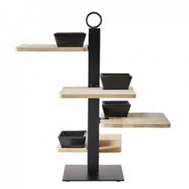 XXXLutz SADA MISEK NA SNACKY, borovice, 44/45/14 cm Ambia Home - 0031690727