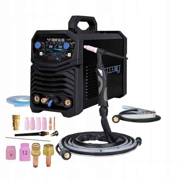 EasyTIG 200XP Ac/dc s držákem mini Spe 17 8 m hmotnostní kabel 5 m