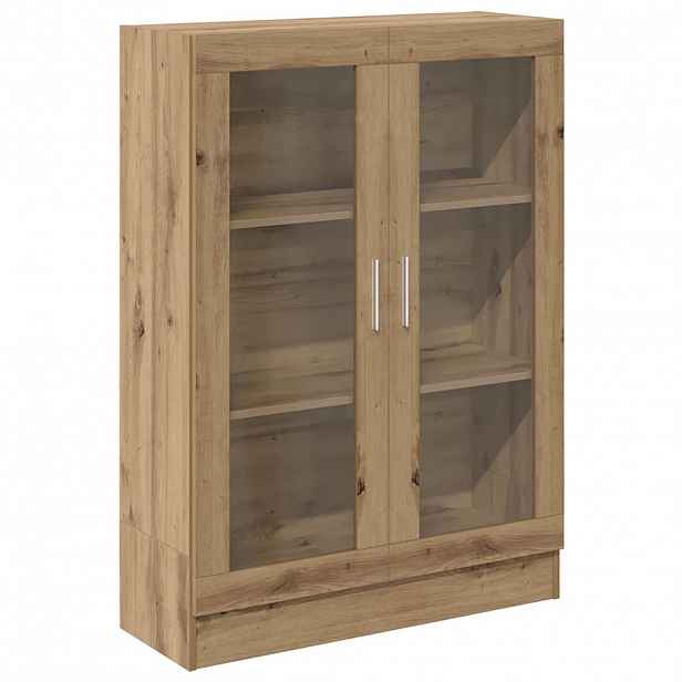 vidaXL Knihovna dub artisan 82,5 x 30,5 x 115 cm kompozitní dřevo