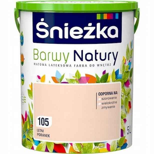 Barva na stěny Śnieżka Barvy přírody 5L Letní ráno 105