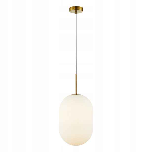 Milagro Závěsná lampa Alias Gold ML0318 E14 24 cm, zlatá, nastavitelná, kovová
