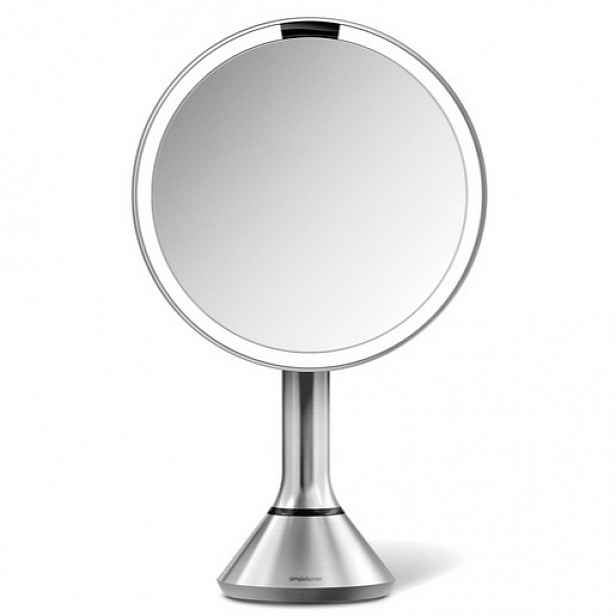Simplehuman Dual Touch kosmetické zrcátko kartáčovaná nerez ocel SHST3052