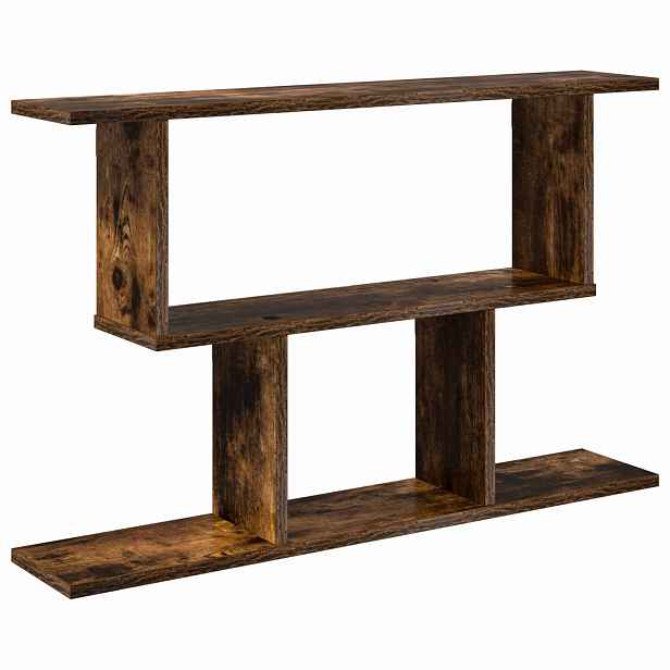vidaXL Nástěnná polička Kouřový dub 80 x 15 x 50,5 cm Kompozitní dřevo