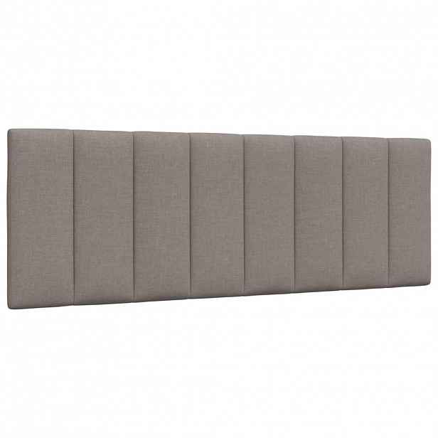 vidaXL Polštář na čelo postele Hanko taupe 120 cm textil