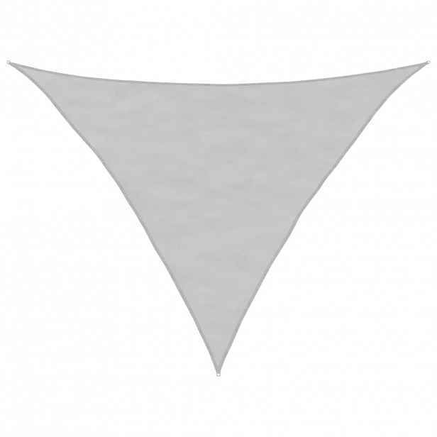 vidaXL Stínicí plachta světle šedá 5 x 5 x 6 m 100% polyester oxford