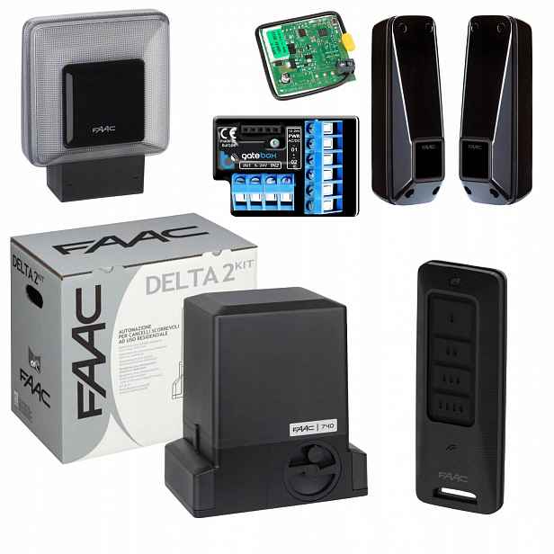 Faac DELTA2+ Modul WiFi Lampa Xled pohon posuvné brány automat