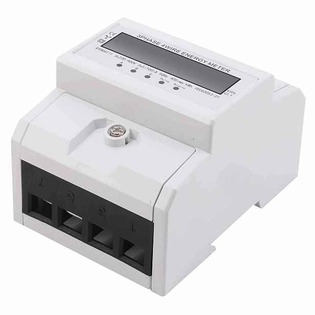Třífázový kalibrovaný počítadlo pro montáž na Din lištu 5(100)A 230/400V