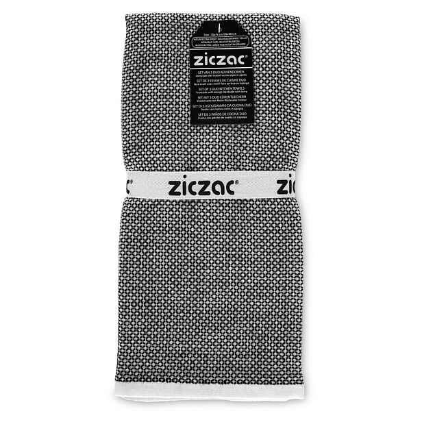 Utěrky v sadě 3 ks 50x76 cm Duo Leno – ZicZac