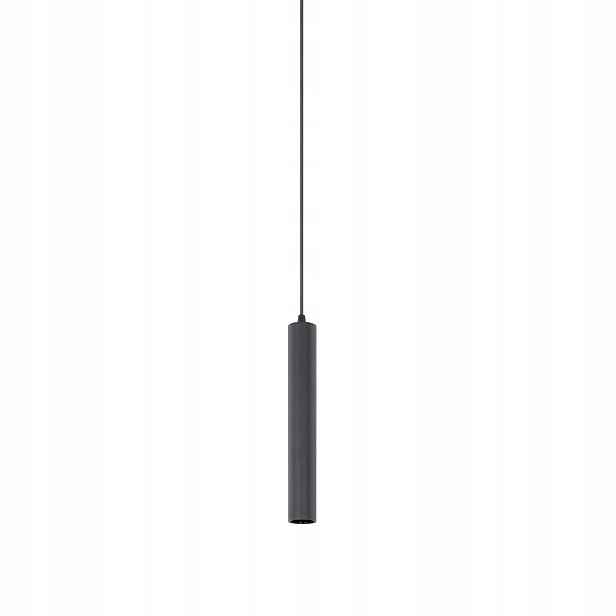 Rinet Černá trubková závěsná Led lampa 12W 3000K pro magnetickou lištu