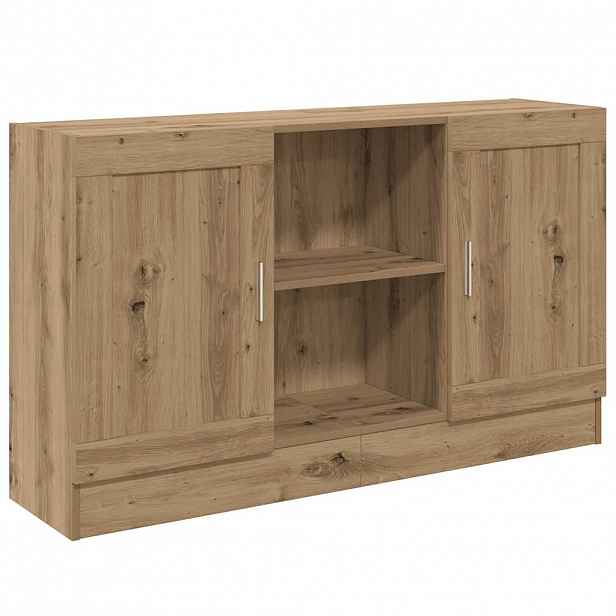 vidaXL Příborník dub artisan 120 x 30,5 x 70 cm kompozitní dřevo