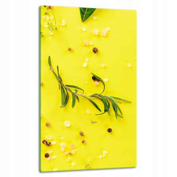7v1 Skleněná Deska Panel Deska 30x52 Květina