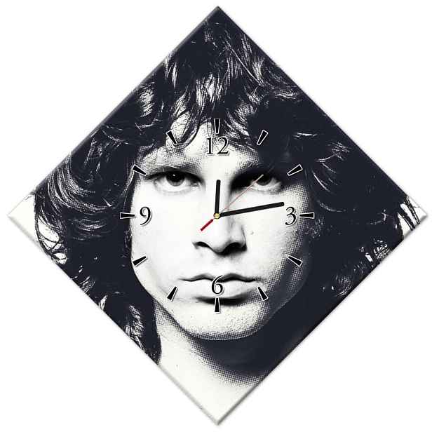 Hodiny 56x56 Zpěvák The Doors