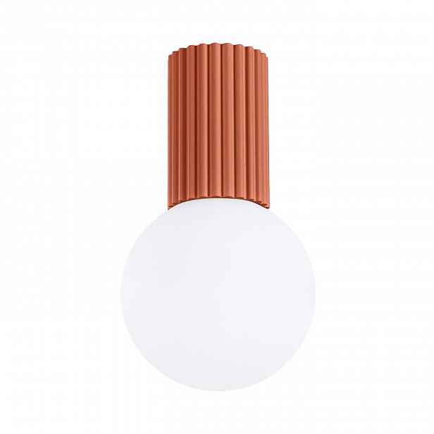 Koupelnová lampa Stropní svítidlo G9 Kulatá Červená IP44 Halo Sollux