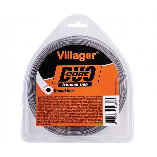 Kulatá struna do vyžínače Villager Duo Core 2,7 mm × 15 m 3926.90.97