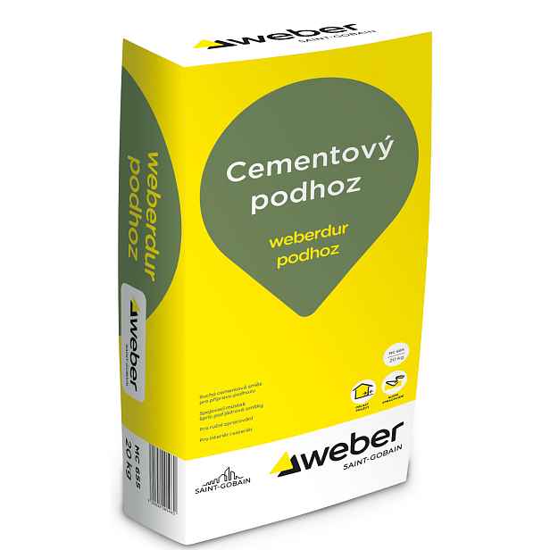 Postřik cementový weberdur podhoz 25 kg