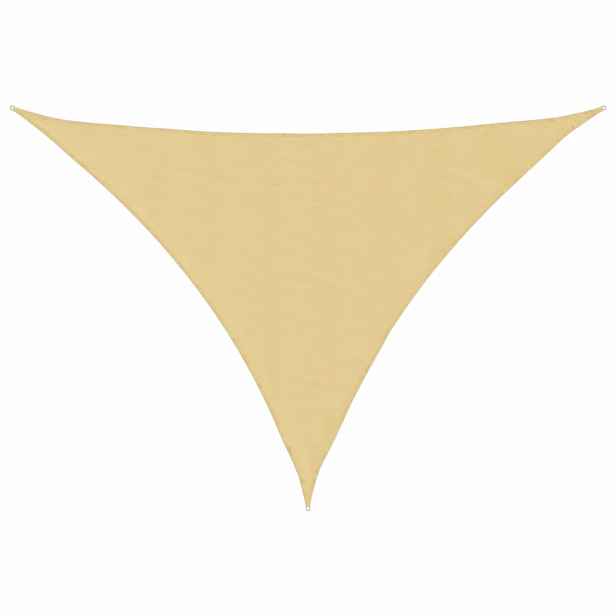 vidaXL Stínicí plachta písková 7 x 5 x 5 m 100% polyester oxford