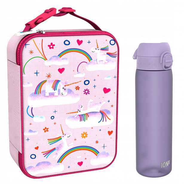 Lahev Na Pití 0,5 L Termotaška Na Lunch Bag Snídaňová Taška Snídaně Oběd ION8