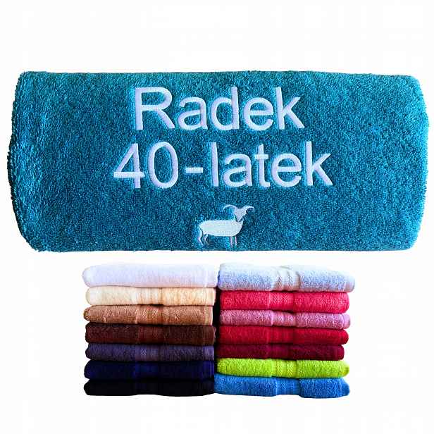 Dárek k 40. Narozeninám pro manžela a bratra švagra, syna muže, muže, Ručník