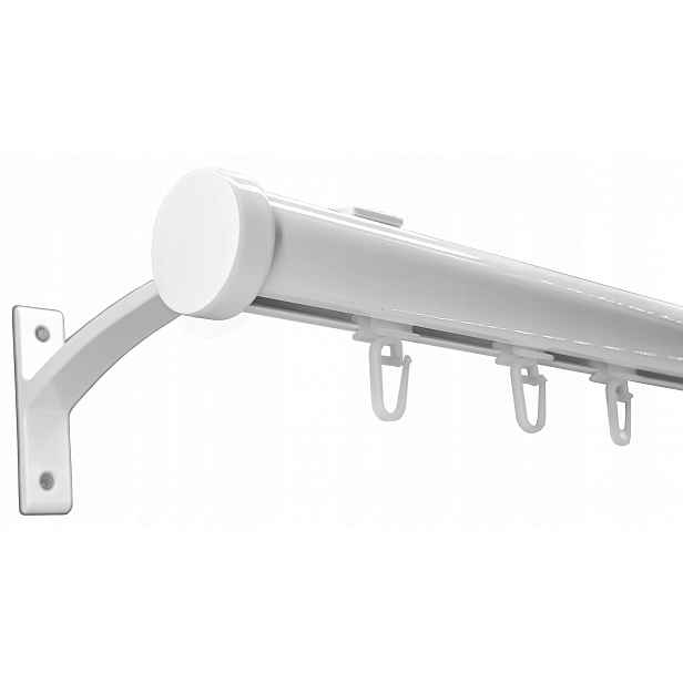 Garnýž Aluminiový 28mm Bílý 120cm Luna sada špendlíků