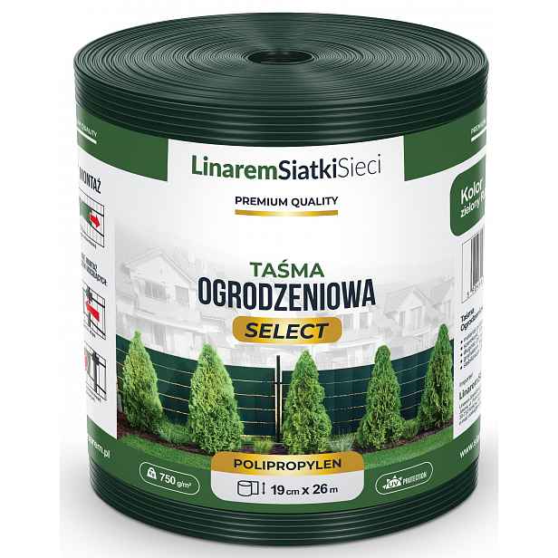Stínící Panelové Pásy Premium 1,2 mm Polypropylen 19x26 m Na Oplocení Zelená