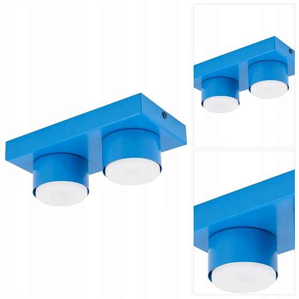 Stropní svítidlo modrá Brix loftové náladové světlo v obývacím pokoji Tk Lighting