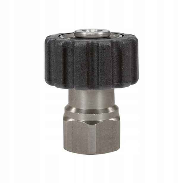 Redukce z nerezové oceli Inox s maticí M22x1,5IG-3/8"IG 500bar dlouhá