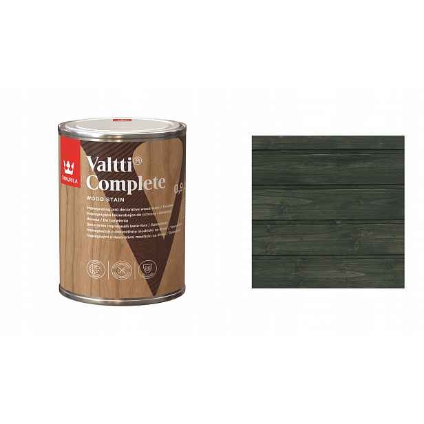 Tikkurila Valtti Complete 0,9L 241A Dark Woods Lakuje Rozpouštědlem
