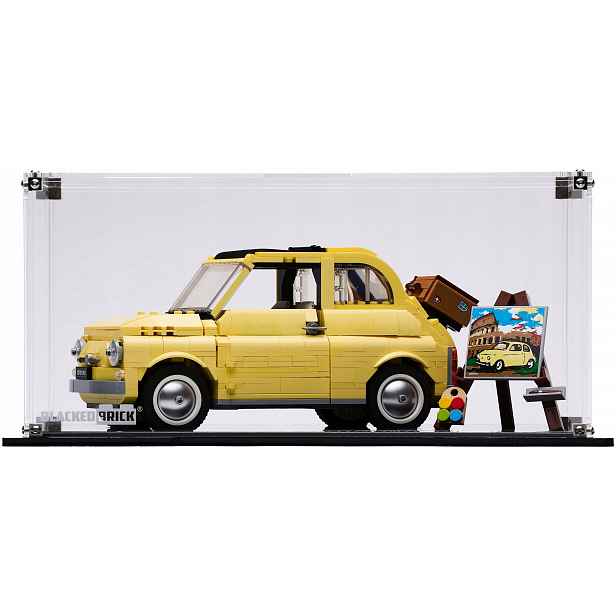 Vitrína Blacked Brick pro Lego 10271 Creator Expert Fiat 500