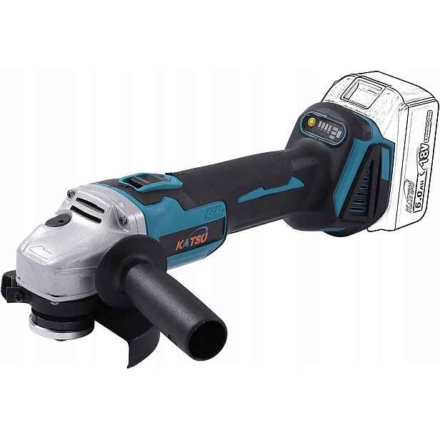 Aku úhlová bruska 21V/18V, bezkartáčový motor 115/125 mm