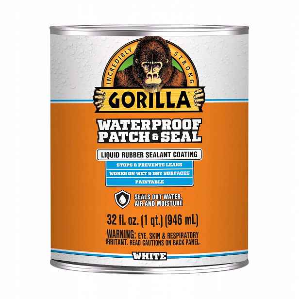 Gorilla Patch&Seal Bílá hydroizolační vrstva Tekutá guma Těsnění