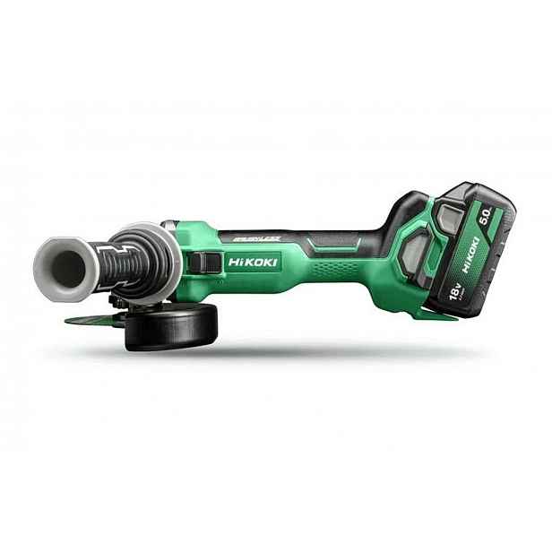 HiKOKI - 18V AKU úhlová bruska 115 mm, 2x aku 5,0 Ah Li-Ion, nabíječka G1813DAWQZ