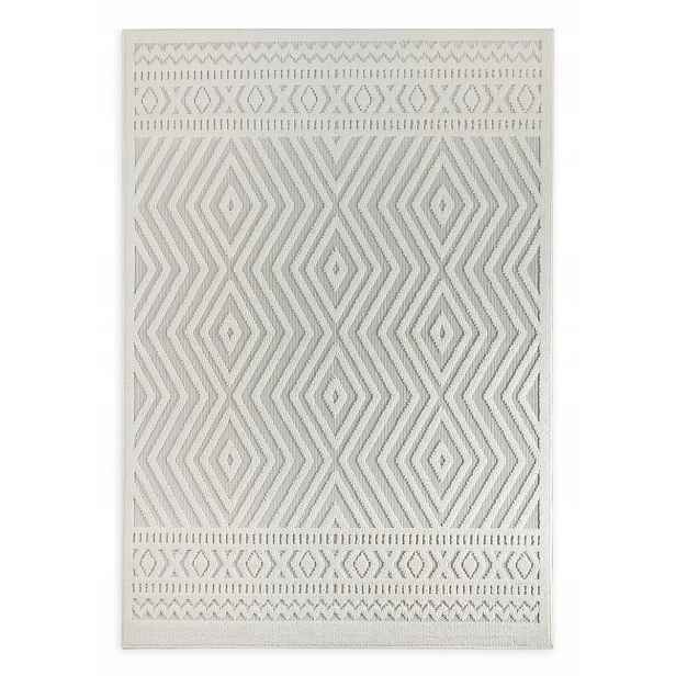 Koberec 80x150 Didar 4 Ornament krémový světle šedý