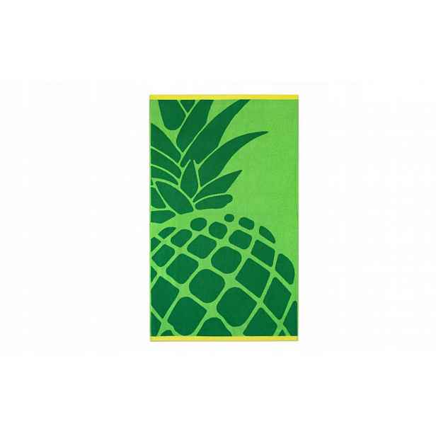 Plážový ručník 100x160 Ananas zelený Zwoltex