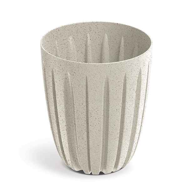 Prosperplast Květináč Warios Eco Wood bílý, varianta 29 cm
