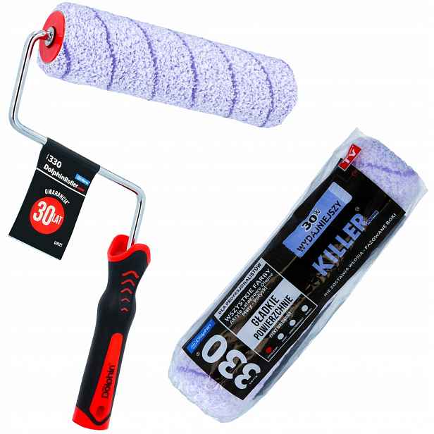 Rukojeť s válečkem pro malování stěn Série 330 25 cm