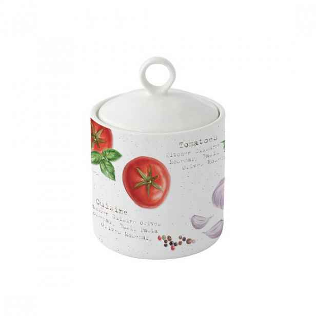 Úložná nádoba, porcelán, 10,5 cm, "HOME & KITCHEN" - Easy Life