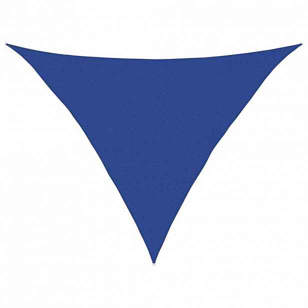 vidaXL Stínicí plachta 160 g/m² trojúhelník modrá 5 x 5 x 6 m HDPE