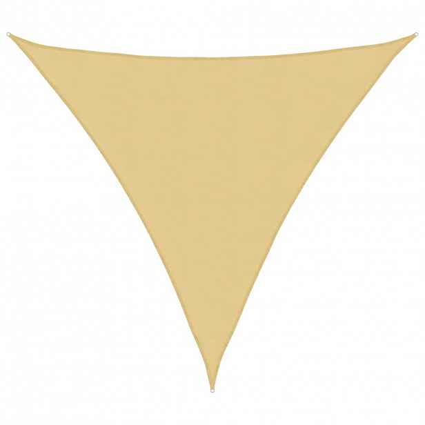 vidaXL Stínicí plachta písková 4 x 4 x 4 m 100% polyester oxford