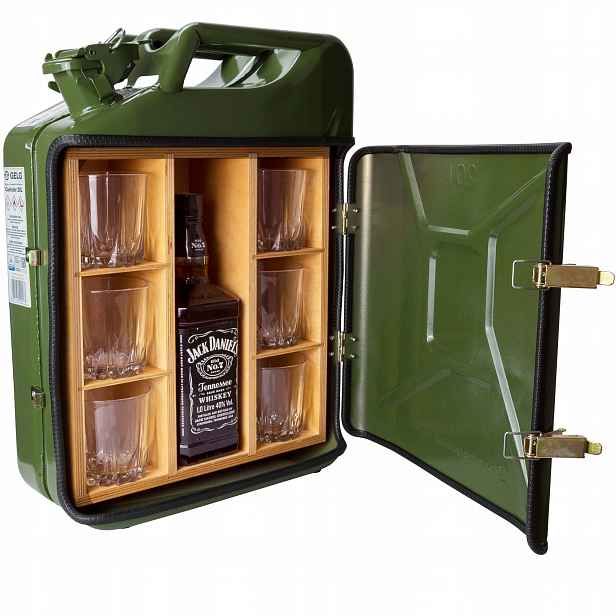 Barová Skříňka Kanister Dárek K Narozeninám Muže 18 30 40 Rozlučka Se Svobodou Minibar
