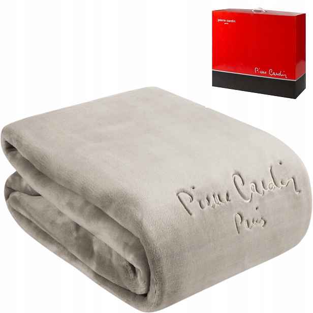 Deka Clara s vyšívaným logem Pierre Cardin Eurofirany béžová 160x200